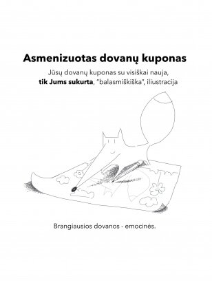 Balto Miško DOVANŲ KUPONAS - EMOCINIS