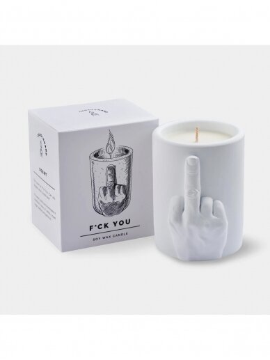 CandleHand sojų vaško žvakė SCENTED F*CK YOU GESTURE CANDLE 3