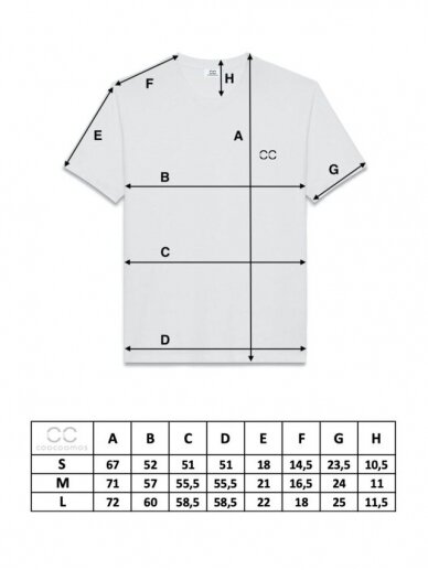 COOCOOMOS Love by Ida Grigonė balti marškinėliai 5