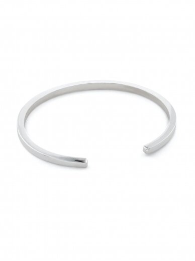 NO MORE apyrankė vyrams CUFF BRACELET SILVER