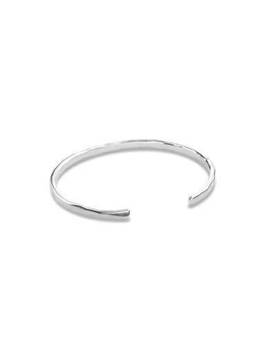 NO MORE sidabrinė apyrankė HAMMERED BRACELET SILVER