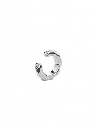 NO MORE auskaras VERTEX EAR CUFF SILVER 4