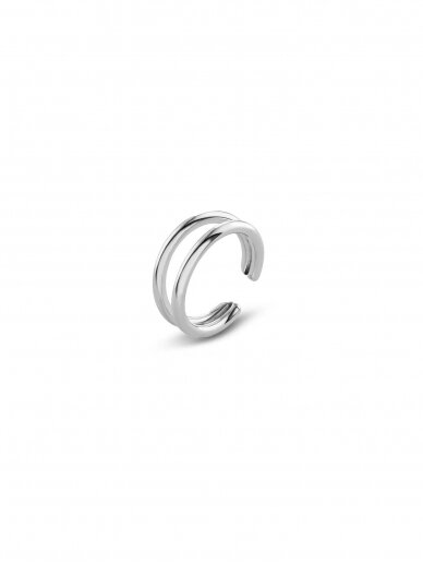 NO MORE RIPPLES EAR CUFF SILVER auskaras