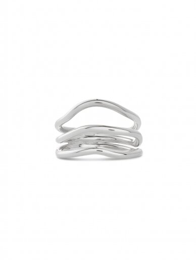 NO MORE  žiedas REEF BREAK WAVE RING SILVER