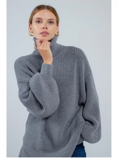 ROBI AGNES X  FLOW  merino vilnos megztinis aukštu kaklu SWEATER ‘EVA’ 10